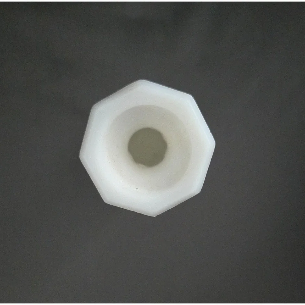 Vintage Hoosier Milk‎ Glass 9 Inch Vase Starburst Pattern